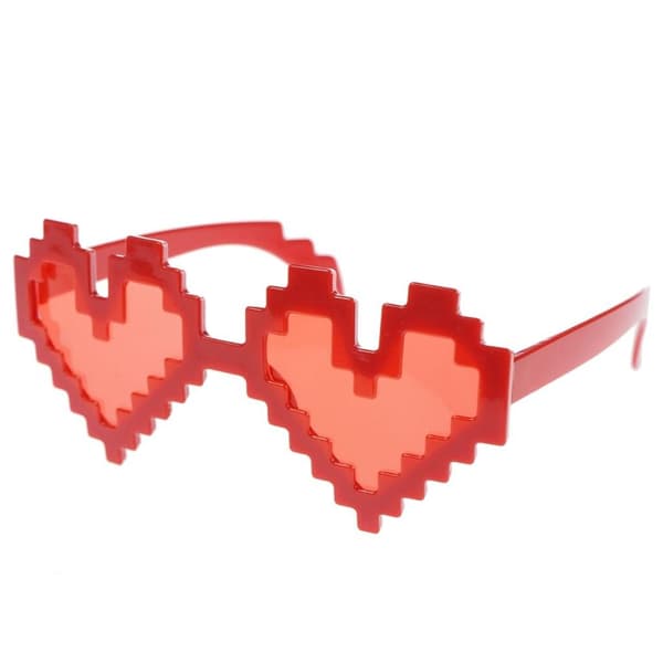 Pixel hjertebriller