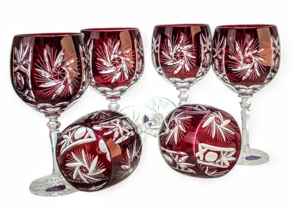 Ruby Crystal vinglas 280 ml olivkvarn