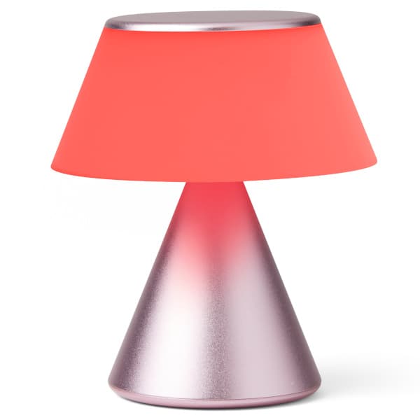 Lexon Luma M LED-lamppu, vaaleanpunainen
