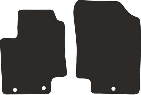 Forreste polyamid PREMIUM: Kia Rio II DE hatchback 2005-2011