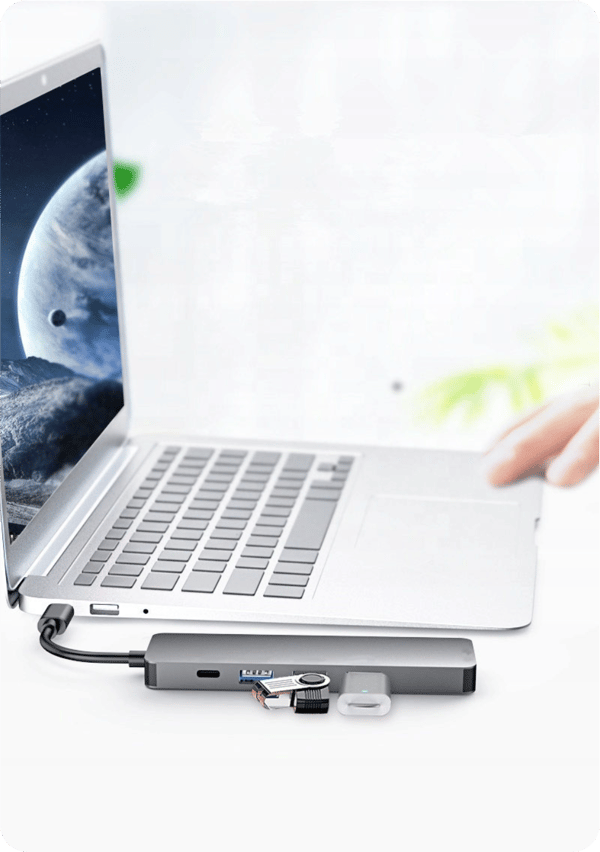 Adapter 5-i-1 USB-C hub SC-USH146