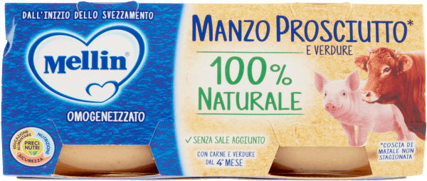 Mellin barnmiddagsbiff med prosciutto 2x80g