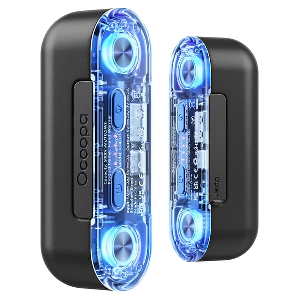 Ocoopa UT2s GamerPro powerbank 2x5000 mAh 18W LED sort
