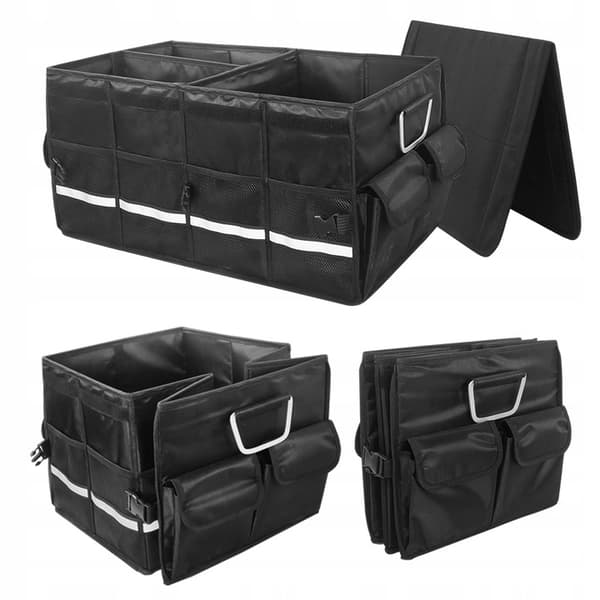 Bilorganisatör svart XXL 60x35x30cm