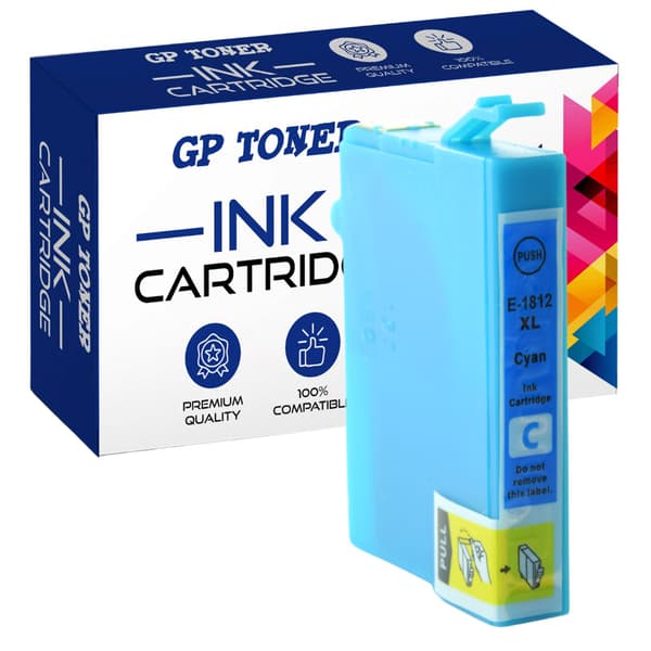 Blæk til Epson E1812XL C
