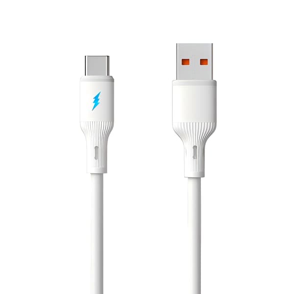 USB-C-/USB-A-kaapeli 1,8 m AK-USB-60 silikoni