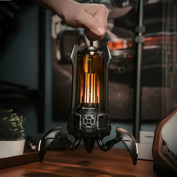 GravaStar - Supernova mattamusta langaton Bluetooth-kaiutin - Langaton Bluetooth-kaiutin mattamusta