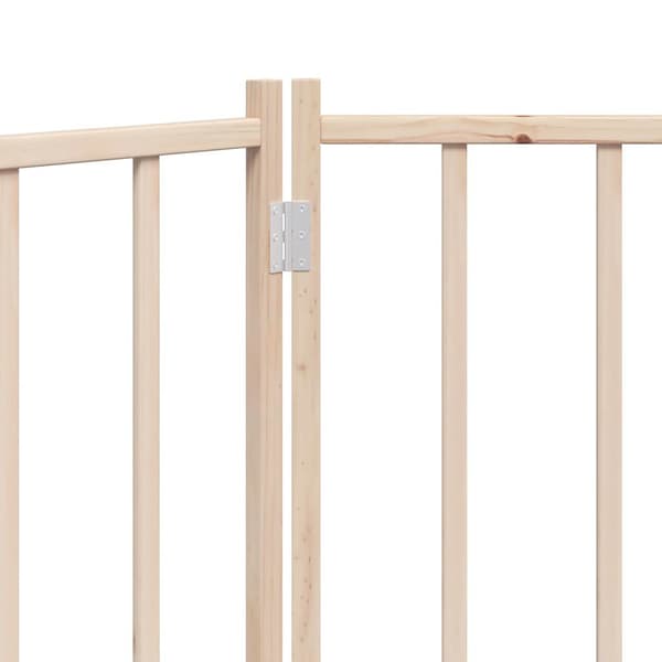 vidaXL foldbart sikkerhedsgitter til hunde, 2 paneler, 160 cm
