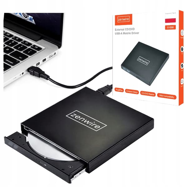 Extern CD-R/DVD-RW-enhet SY886