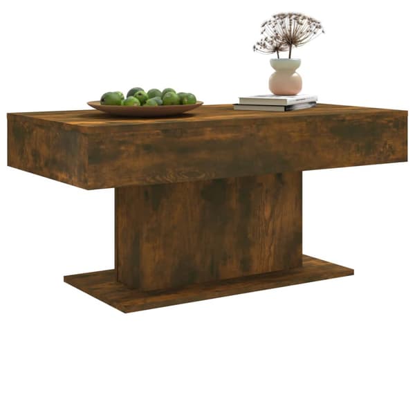 vidaXL sofabord røget eg 96x50x45 cm