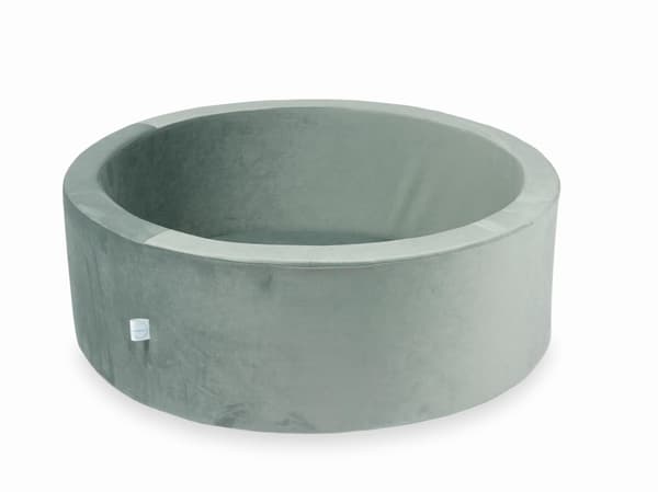 Tør pool 90x30 fløjlsgrå uden bolde