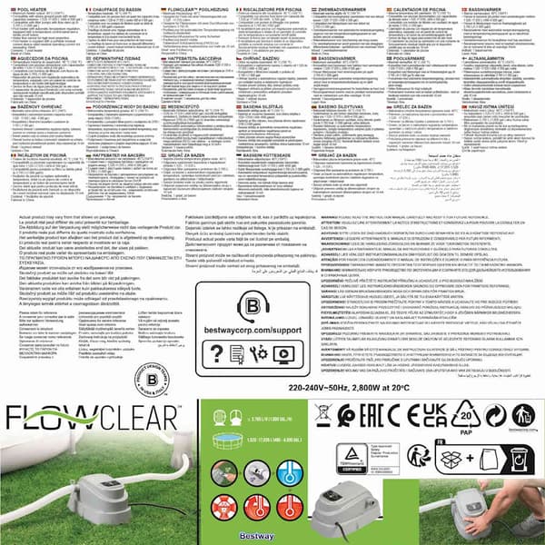 Bestway Poolvarmer, 58259