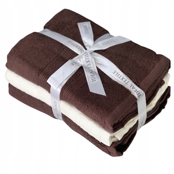 3x set tjocka absorberande badhanddukar i bomull, present, 50x90 cm