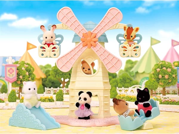 Epoch Sylvanian Families -tuulimyllypuiston leikkisetti