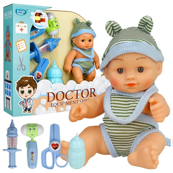 Mini docka liten baby docka baby present flicka leksak