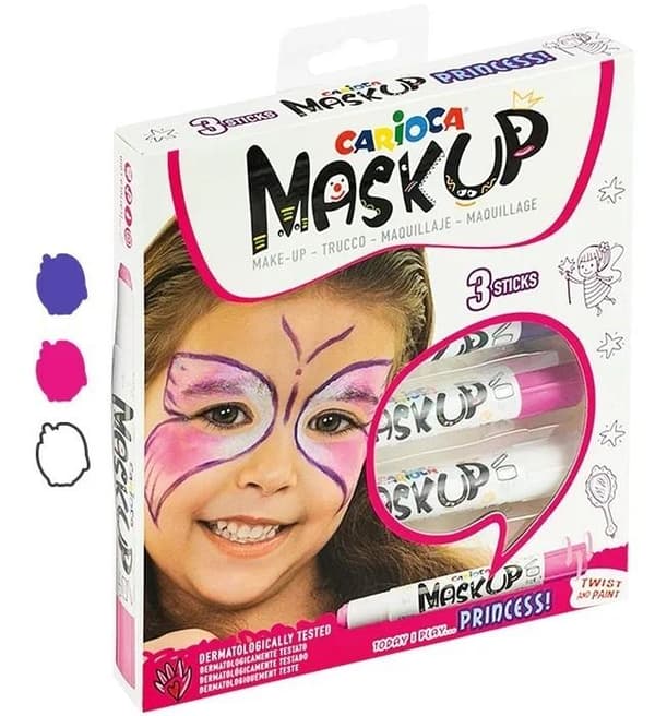 CARIOCA PRINCESS ANSIKTSPENSOR 3KOL 43049