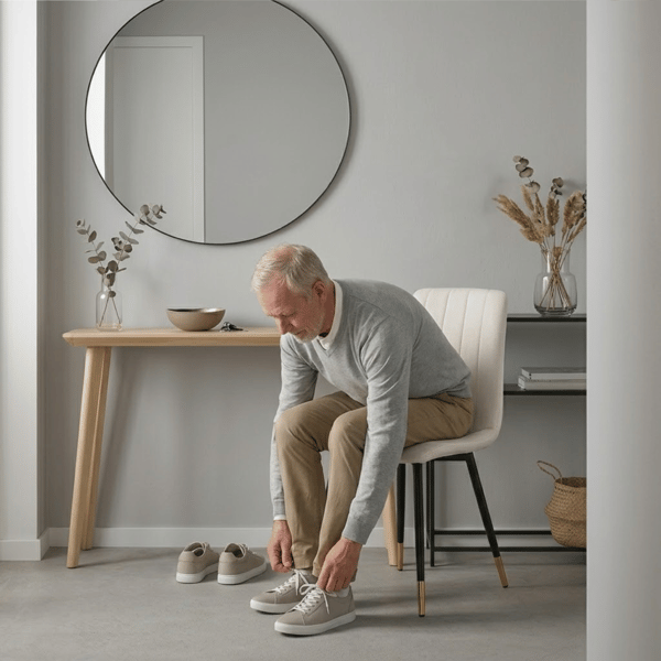 Livio beige fløjlsstol