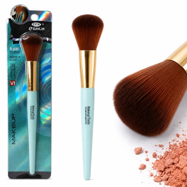 Makeupbørste til blush, bronzer, løs pudder og mineralfoundation