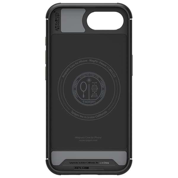 Spigen Core Armor Mag MagSafe -kotelo iPhone 16e:lle, musta