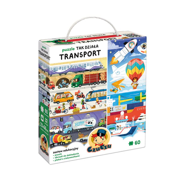 CzuCzu. Pussel. Så här fungerar transport. 4+