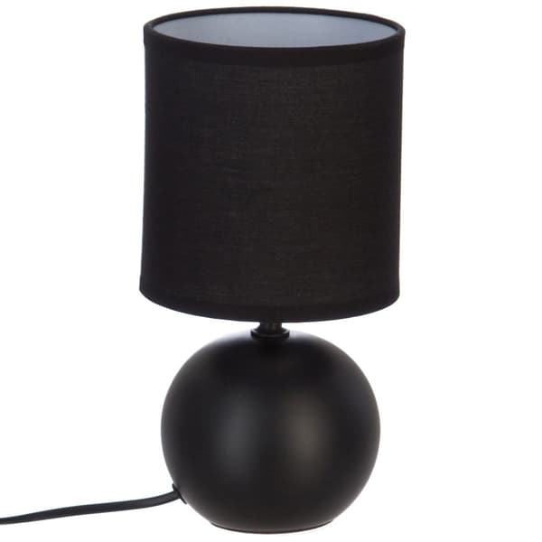 Timeo natlampe sort 25 cm