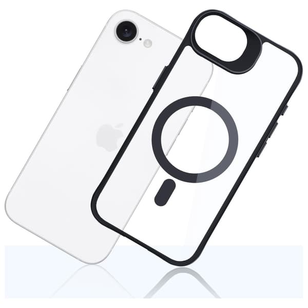 3mk Satin Armor-cover MagSafe til iPhone 16E, sort
