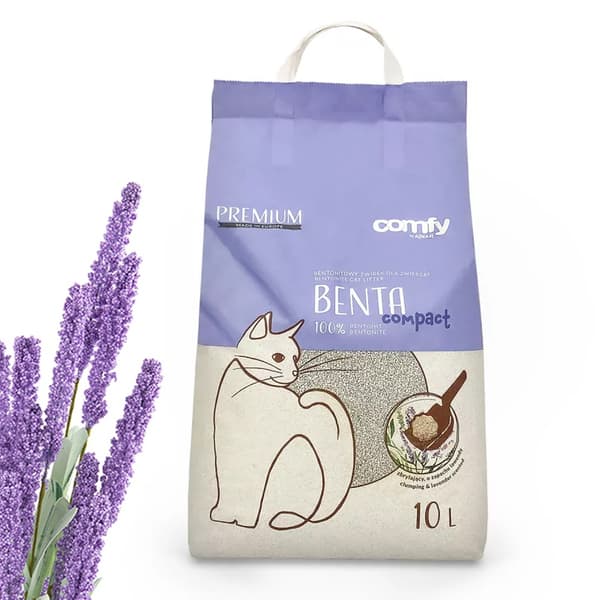 Comfy Benta New Compact Lavender - lavendelbentonit kattsand 10L