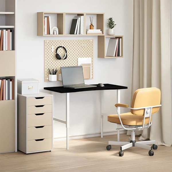 vidaXL skrivebordsplade mørkebrun 100x50x2,5 cm massivt egetræ