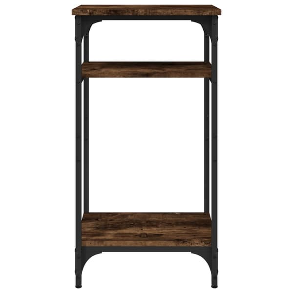 vidaXL sidebord røget eg 40x30x75 cm