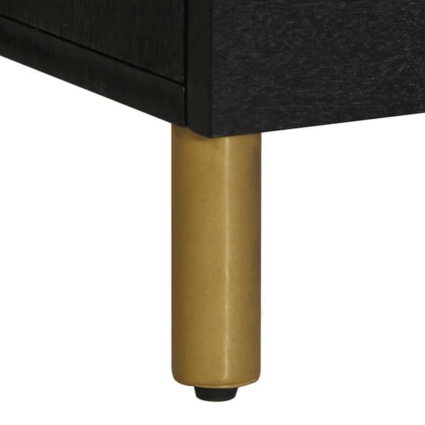 vidaXL TV-bord, sort, 100x33x46 cm