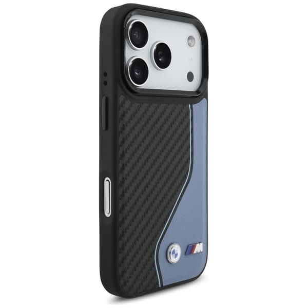 BMW M Carbon Logo MagSafe-cover til iPhone 17 Pro, blå