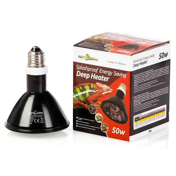 Repti-Zoo dybdevarmer 50W - strålevarmer