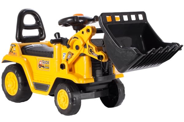 Ride-on bulldozer med potte