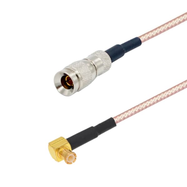 SDI-kabel DIN1.0-2.3 stik / MCX-stik 75ohm 2m