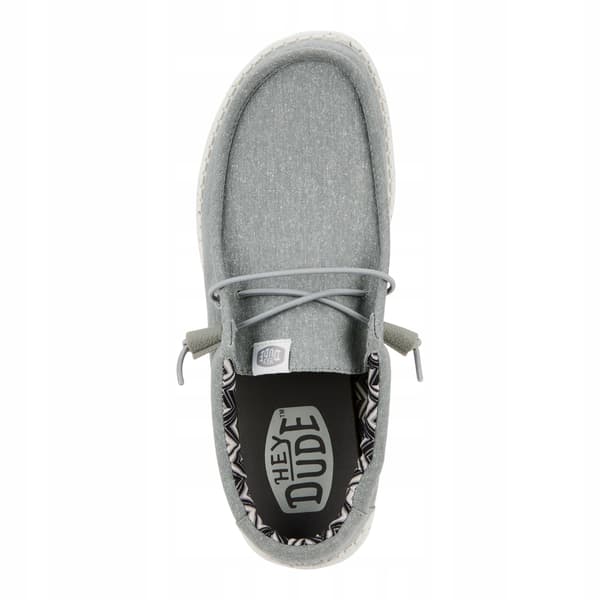HEYDUDE WALLY STRETCH CANVAS 40700 |41| LYS GRÅ