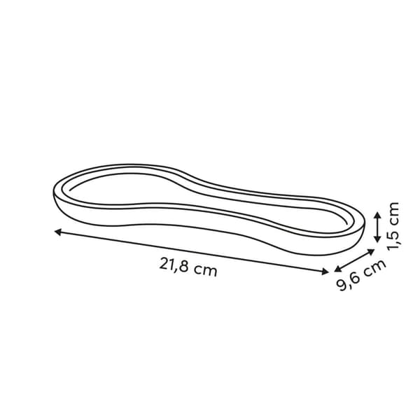 Skedstöd 21,8 cm akacia