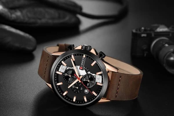 Herrklocka CURREN 8325 (zc024d) - Kronograf