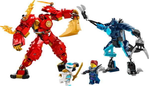 LEGO NINJAGO Kais elementära eldrobot 322-delars set (71808)