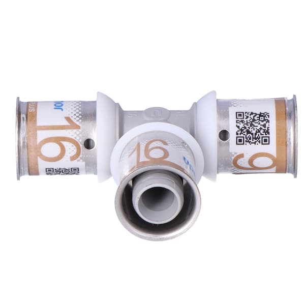 PPSU T-stykke 16-16-16 Uponor S-Press Plus