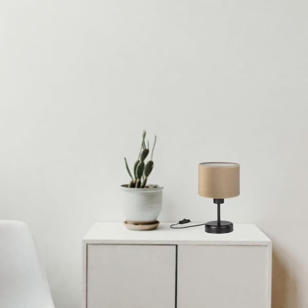 Tornado AMRUB lampe, fløjlscappuccino