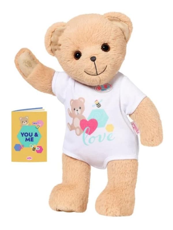 Baby born - Hvid bamse