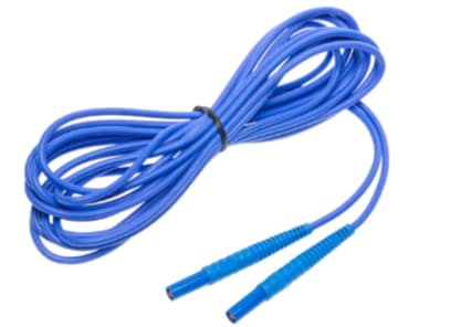 SONEL-kabel 5m blå 1 kV banankontakter