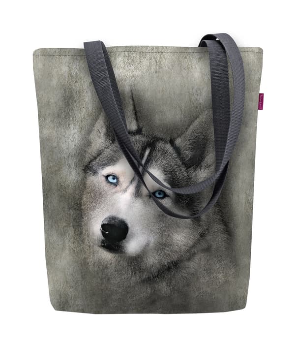 SUNNY lærredstaske - Husky