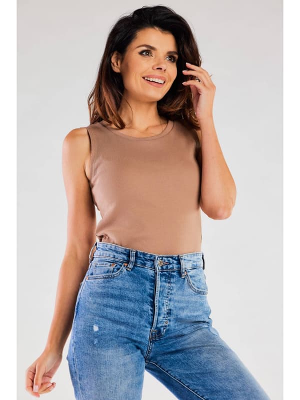 Enkel bomullstopp, beige XL