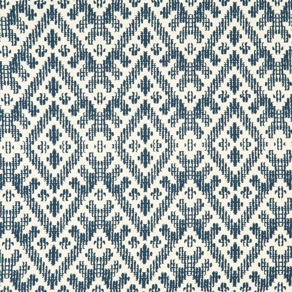 Sengesæt SPRING/98 Aztec ikat marineblå 220x200 cm satin