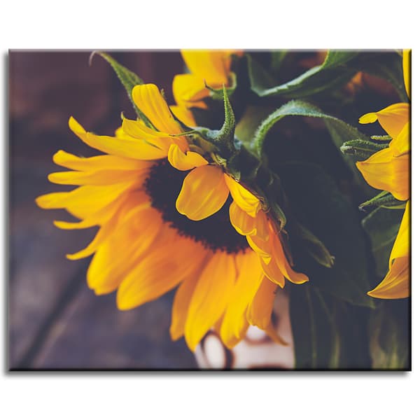 Canvastaulu Botany Auringonkukat 50x40 cm