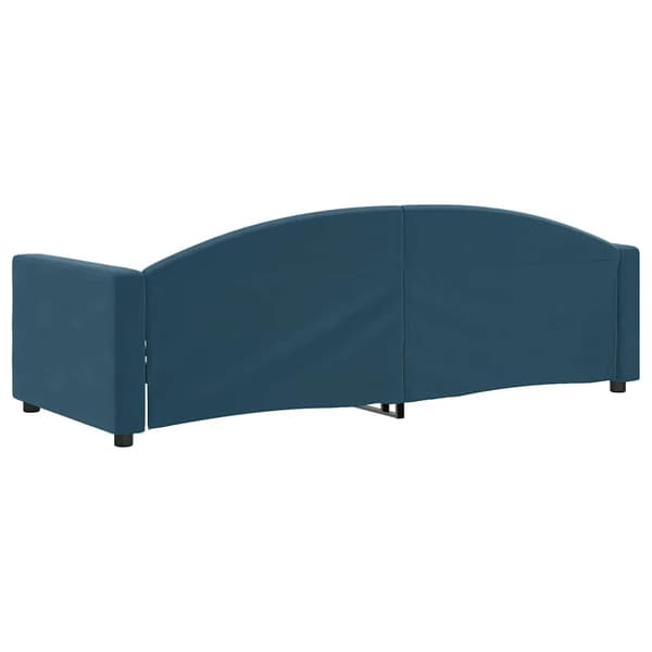 vidaXL Bäddsoffa blå 80x200 cm klädd i sammet