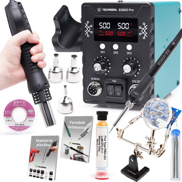 Techrebal 8586D KIT34 Loddestation