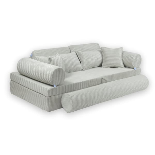 Montessori Premium Corduroy harmaa leikkisohva