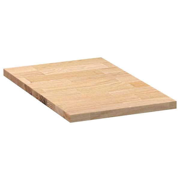 vidaXL køkkenbordplade, 40x63,5x2,7 cm, rektangulær, massivt egetræ